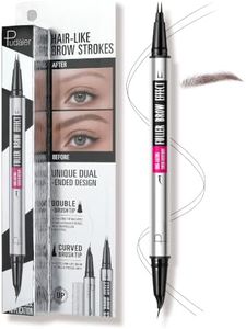Pudaier Eyebrow Pen, Dual-Tip Microblading Brow Pen, Natural Strokes