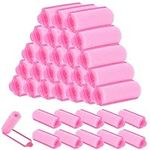 36 Pieces Foam Sponge Hair Rollers 20 mm Mini Foam Hair Styling Curlers Flexible Sponge Curlers with Storage Bag Soft Sleeping Hair Curlers for Adults and Kids (Pink)