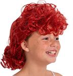 Skeleteen Auburn Lucy Costume Wig - Red 50s Housewife Costume Hair Updo Wigs Accessories for Girls