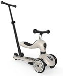 Scoot & Ride 2-in-1 Ride-On & Stand Kids Scooter, Ages 1-5, Highwaykick 1 Push & Go, Ash