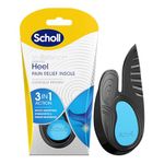 Scholl In-Balance Orthotics Heel and Ankle - Insoles for Heel Pain Relief, 3-in-1 Insoles for Heel Pain Relief - Size Small, UK 4.5-6.5, 1 Pair