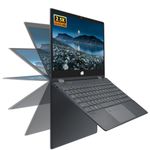 UDKED 14'' 2.5K 2-in-1 Laptop Windows 11 Touch Screen PC Celeron N95 （up to 3.4GHz） Notebook PC 16G RAM DDR4 NVMe SSD 360°Open and Close with Stylus Pen,Data Type-C,Laptops Gray 2000G