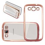 cadorabo – TPU Ultra Slim Chrome Silicone cover for > Samsung Galaxy S3 / S3 NEO < – Etui Cover Protection Bumper Skin in CHROME-GOLD