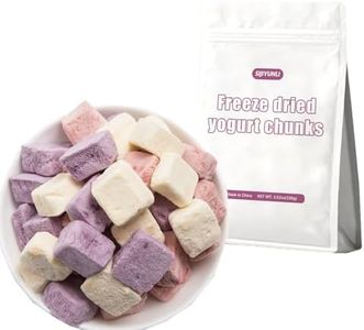 SIJIYUNLI-Freeze dried yogurt chunks 100g/3.52oz Nutritious and healthy milk chunks,Mixed with fruit flavor,Non fried.Watching dramas/Afternoon tea Office snacks,Breakfast/Baking/Dessert pairing.