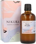 Nikura Sweet Dreams Essential Oil Blend - 100ml | Made from Cedarwood, Lavender, Lemon Verbena, Ylang Ylang | for Sleep, Aromatherapy, Diffusers, Soap Making, Candle Making | Vegan & UK Made