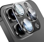 TAURI for iphone 14 pro/iphone 14 pro max Camera Lens Protector, [Scratch Resistant] Aluminum alloy & Sapphire Glass material, Case Friendly Easy to Install Ultra thin - Space Black