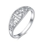 16th Birthday Gifts Princess Crown Ring for Women Daughter Friend (16th-7)