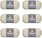 Patons Canadiana Oatmeal Yarn - 6 P