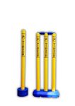 Vinson Junior Cricket Stumps Set - 22 Inches | Durable and Sturdy Cricket Wicket Set with Extra Bowling Wicket | for Indoor and Outdoor Cricket Practice | for Small Kids Age Group 3 to 8 Years Old