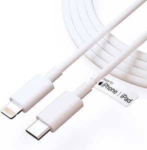 UNBREAKcable USB Type C to Lightning Cable 27W [MFi Certified + 2 Years Warranty] Fast Charger Cable for iPhone 14/13/12/11/X/XS/XR/8/Plus, iPad Mini/Pro/Max, USB Type-C Power Delivery Cord by Tudox