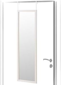 Espejo de Puerta Blanco nórdico de Madera de 35 x 125 cm - LOLAhome