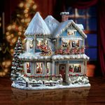 The Bradford Exchange ‘Twas The Night Before Christmas’ - Story House -Thomas Kinkade Artwork - Illuminated