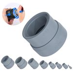 NEEWER DSLR Camera Lens Repair Tool Kit, 9pcs Lens Removal Silicone Rings, 8-85mm Camcorder Lens Calibration Tool, Silicone Lens Friction Wrench Kit, Camera Lens Opener, HW-37