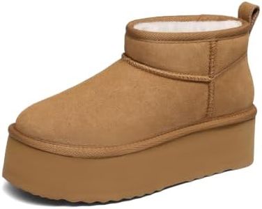 DREAM PAIRS Women's Winter Boots - Classic Comfort,Classic Chestnut,6.5
