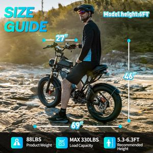 YVY C20 Electric Bike – 75 Mile Range, Lightweight Commuter Bicycle