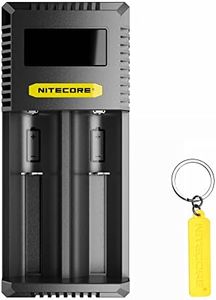 Nitecore Ci2 Intelligent USB-C QC/PD Quick Battery Charger Dual-Slot for Li-Ion/Ni-MH/Ni-Cd/IMR 14500 16340 18350 18650 20700 21700 AA AAA with NITECORE Tag