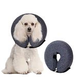 Pet Inflatable Collar for After Surgery,Soft Protective Recovery Collar Large Dog Cone for Dogs to Prevent from Touching Stitches, Wounds and Rashes