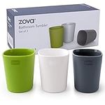 zova Bathroom Tumbler 340ml, Pack of 3