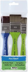 da Vinci Watercolor Series 5009 Mottler Paint Brush Set, Synthetic, Multiple Sizes, 3 Brushes (Series 5073, 5074)