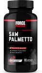 Force Factor Saw Palmetto for Men, Prostate Supplement for Men to Support Urinary Function, Prostate Relief & Hair Growth, with BioPerine for Superior Absorption, 60 Capsules