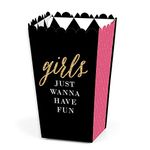 Big Dot of Happiness Girls Night Out - Bachelorette Party Popcorn Boxes - Set of 12