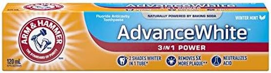 Arm & Hammer Advance White Toothpaste 3in1 Power - Whitening, Deep Stain Removal, Acid Neutralization, 120ml