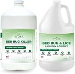 Hygea Natural Bed Bug & Lice Elimination Duo Kit- Includes Lice & Bed Bug Spray & Lice & Bed Bug Laundry Additive - Gentle Formula - Effective Pest Control for Home & Travel (2 Pack, 1 Gallon Each)