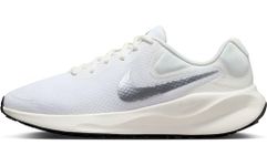 Nike Womens W Revolution Running Shoes 7-White/Metallic Silver-Sail FB2208-101-5.5UK(Men)/5UK(Women)