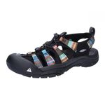 KEEN Women's Newport H2 Closed Toe Water Sandal, Raya Black/Raya Black, 7.5