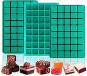 Skytail 40-Cavity Square Caramel Candy Silicone Molds,Chocolate Truffles Mold for Fat Bombs Keto Snacks, Whiskey Ice Cube Tray,Grid Fondant Mould,Hard Candy Mold Pralines Gummy Jelly Mold (1)