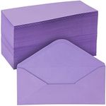 200 Pack #10 Purple Colored Envelopes Bulk - Gummed Seal Letter Size for Party Invitations, Business Mailing, Checks, Holidays, Greeting Cards, Thank You Notes (4 1/8 x 9 1/2 In)