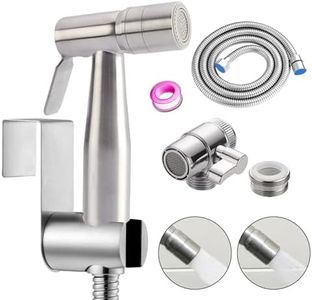 Kit per bidet con doccetta a 2 modalità in acciaio inox, per bidet, WC, doccia, con deviatore a 2 vie, tubo flessibile da 1,5 m e supporto per doccetta