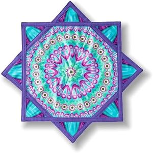 24" Lightweight Flow Star | Flowstar Spinning Cloth Toy for Beginners | Easy to Spin & Do Tricks | Fun & Challenging Flow Toy for Juggling, EDM, Festival, Club, Party, Dance (Mandala)
