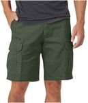Cargo Shorts for Men 5 Inch Inseam Lightweight Quick Dry Casual Work Summer Outdoor Hiking Golf Active Wear Multi Pocket 02# Army Green Medium