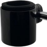Kroozie Stealth Bike Cup Holder - Gloss Black - The Ultimate Handlebar Accessory for Your Ride - Fits All Bikes, E-Bikes, Scooters & Keeps Your Cups Beverage Secure