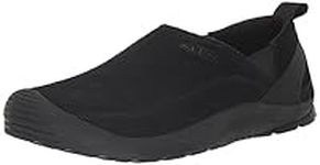 KEEN Men's Jasper Slip On Low Top Approach Style Sneakers, Black/Black, 12