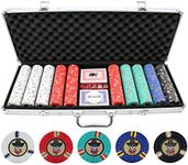 Versa Games 500pc Poker Chips Set - New Stronger Case - Casino Quality Poker Chips