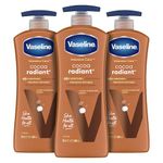 Vaseline Intensive Care™ Cocoa Radiant Body Lotion for dry skin with 48H moisture + ultra hydrating lipids 600 ml, Pack of 3