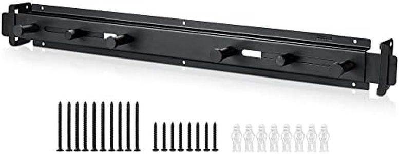 Sihnman Door Bar Lock - Patented Door Barricade Security Bar - Home Safety Improvement, Door Reinforcement, Childproof, Break-in Prevention - Premium Grade Steel Door Mount for 26''-37'' Wide Doors