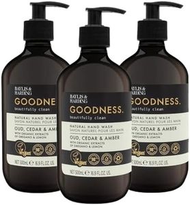 Baylis & Harding Goodness Oud, Cedar & Amber, 500ml Hand Wash, Pack of 3 - Vegan Friendly