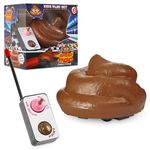 KreativeKraft Fake Poo Game Battery Operated with Remote Control - Spins Makes Noises Funny Toy - Prank Funny Gifts for Kids Adults