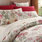 Brandream Eastern Floral Chinoiserie Blossom Print Duvet Quilt Cover King Size Asian Style Botanical Tree Branches Ornamental Drawing 800TC Egyptian Cotton 3pc Bedding Set Peony (King)