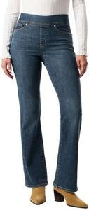 Levi Strauss Signature Gold Women's Totally Shaping Pull-on Bootcut Jeans High-Rise Stretch Denim (Also Available in Plus Size), (New) Whisper Blue, 28 Long Plus