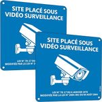 Panneau Camera Surveillance Alumini