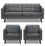 Sofa Architect Chilly 5- to 6-Person Sofa 3-1-1 Fabric Sofa Set (Grey Color)