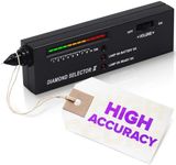 Diamond Tester Pen – Portable Jewelry Diamond Testers for Real and Fake Gemstones – Professional Gemstone Detector Tool with LED Light, Audible Signal & Battery Operated Design for Accurate Testing