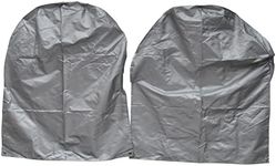 Motorhome Wheel Cover Tyre Protectors X2 (Camper Caravan 15"-16" Grey With Pegging Points)