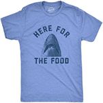 Mens Here For The Food Tshirt Funny