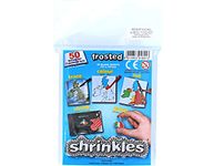 Shrinkles Shrink Art Kit - Classroom Pack - 50 Sheets of Frosted Tracing Paper for Heat Shrink Art