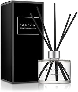 COCODOR Signature Reed Diffuser - April Breeze - 200ml - Reed Diffuser, Reed Diffuser Set, Oil Diffuser & Reed Diffuser Sticks, Room Décor & Office Décor, Home Fragrance, Gift